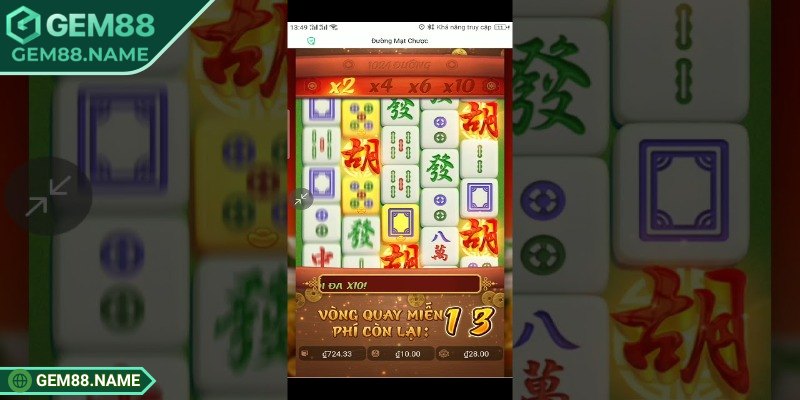 Đường Mạt Chược Gem88 - Cách Chơi Khéo Léo Dễ Thắng Lớn 3 Thứ tự kết hợp ảnh hưởng đến hệ số nhân thưởng